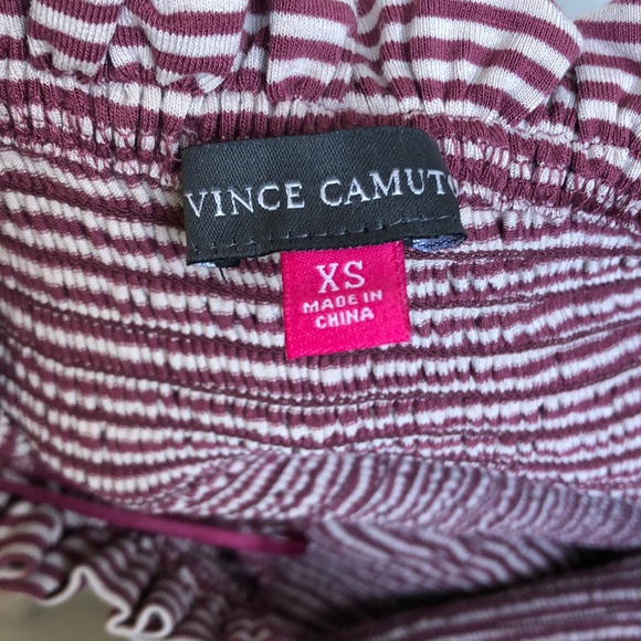Vince Camuto Off Shoulder Striped Top - Picture 3 of 3